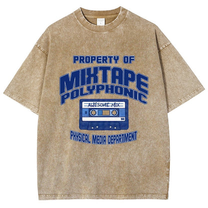 Property of Mixtape Polyphonic Vintage Distressed T-shirt