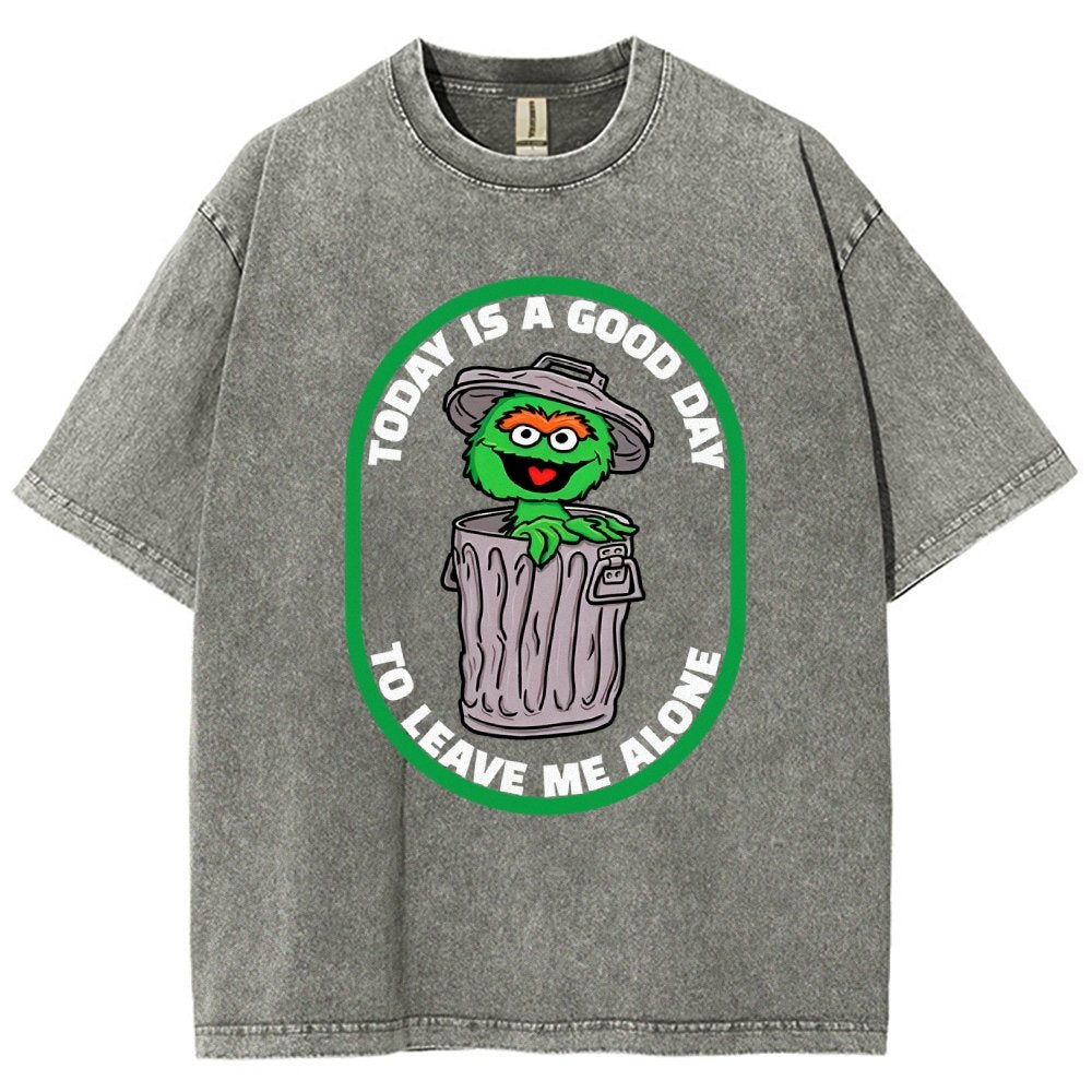 A good day to leave me alone Vintage Distressed T-shirt