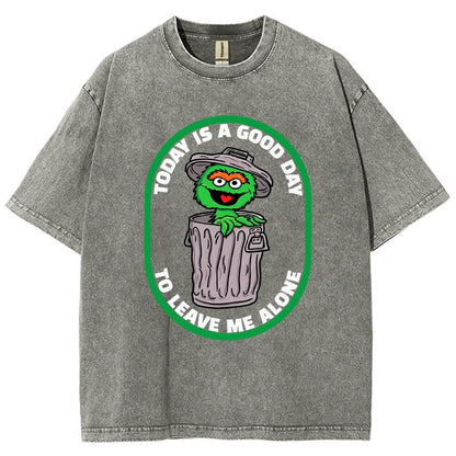 A good day to leave me alone Vintage Distressed T-shirt
