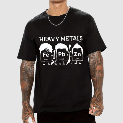 Saying Heavy Metals Rocks Chemistry Gift, Science Teacher Geek T-Shirt