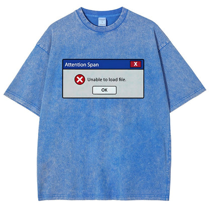 Attention Span Not Loading Vintage Distressed T-shirt