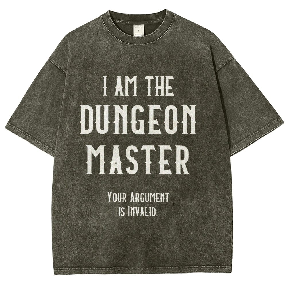 I am The Dungeon Master Nerd Vintage Distressed T-shirt