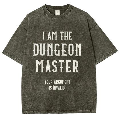 I am The Dungeon Master Nerd Vintage Distressed T-shirt