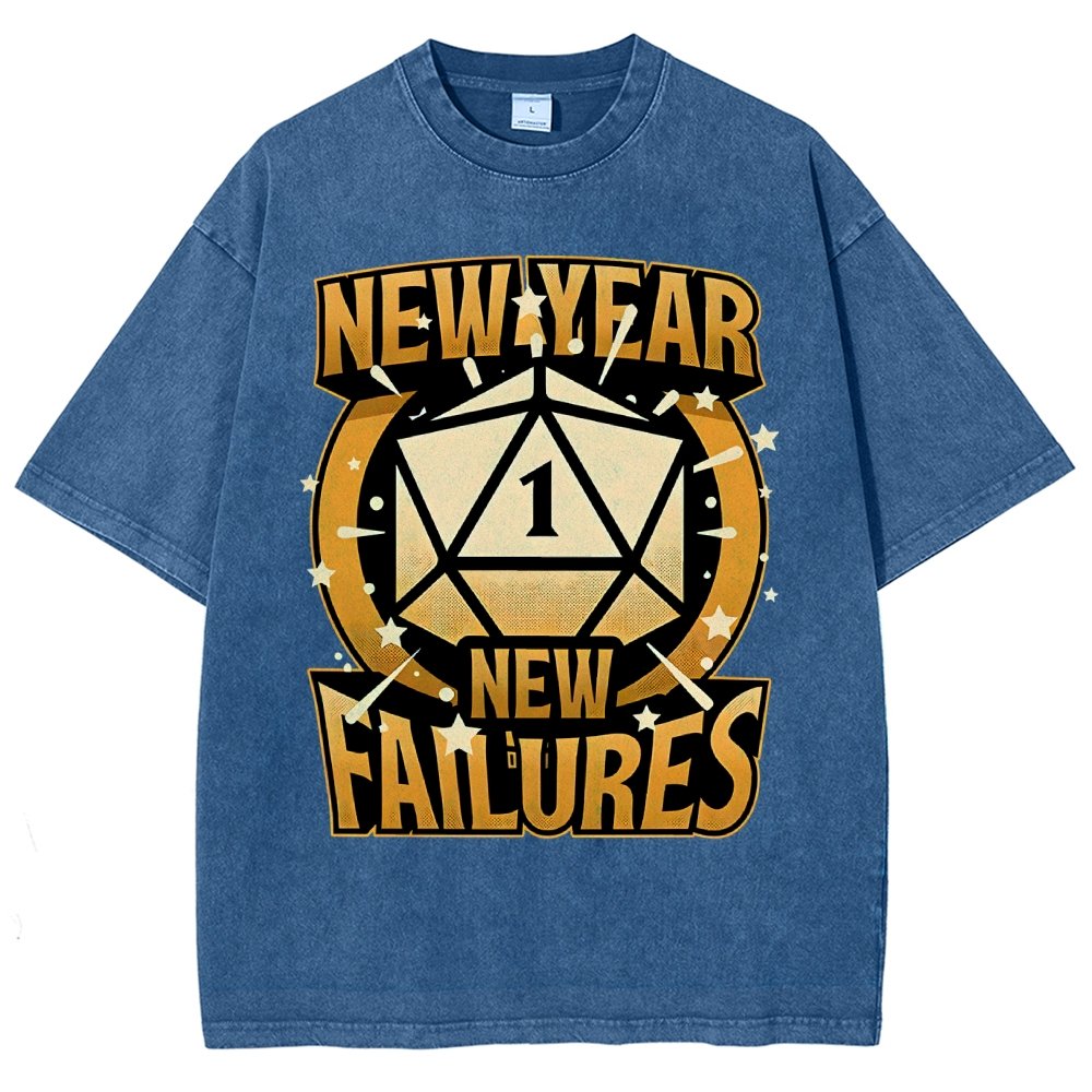 New Year New Failures Vintage Distressed T-shirt