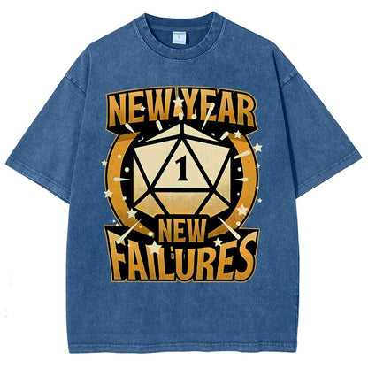New Year New Failures Vintage Distressed T-shirt
