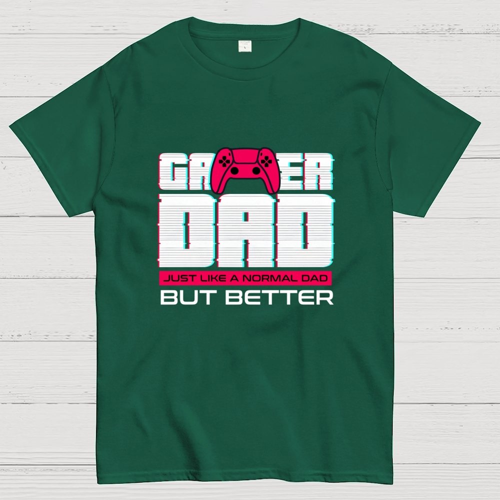 Gamer Dad for Fathers day Geek T-Shirt