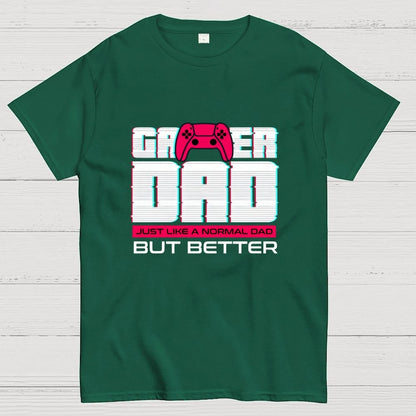 Gamer Dad for Fathers day Geek T-Shirt