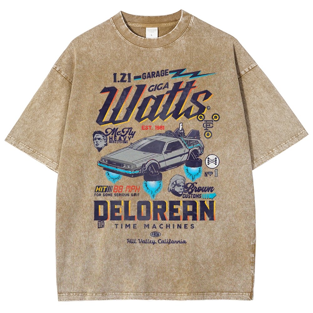 Gigawatts Garage Remix Vintage Distressed T-shirt