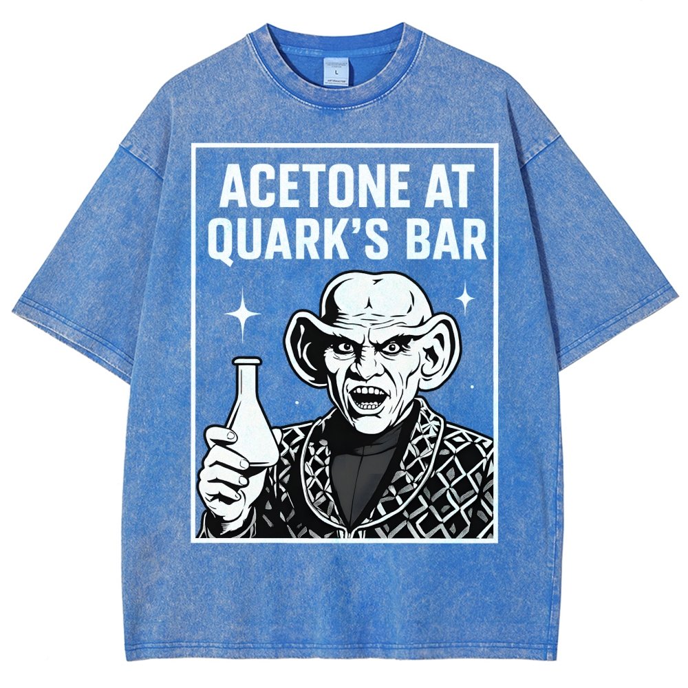ACETONE AT A SPACE BAR Vintage Distressed T-shirt
