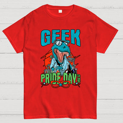 Geek Pride Day Dinosaur Rex Geek T-Shirt