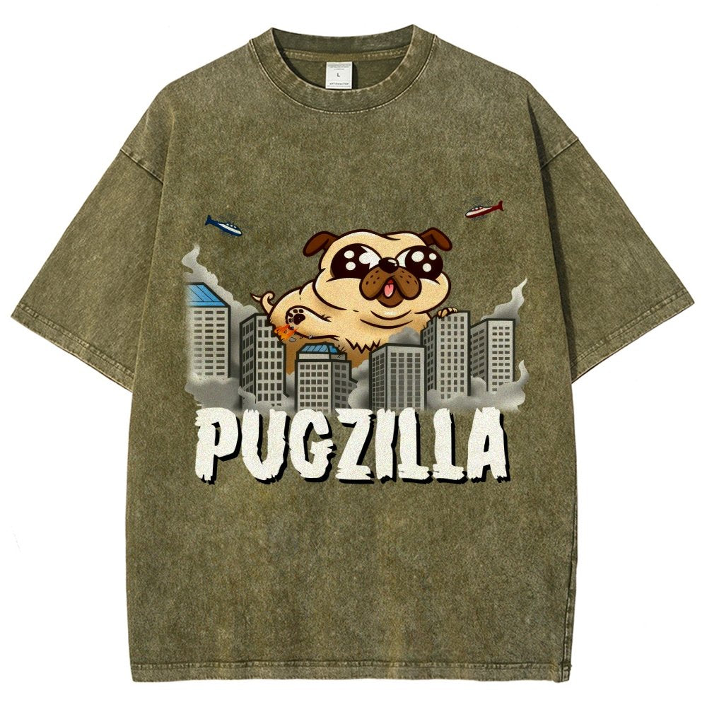 Pugzilla Vintage Distressed T-shirt