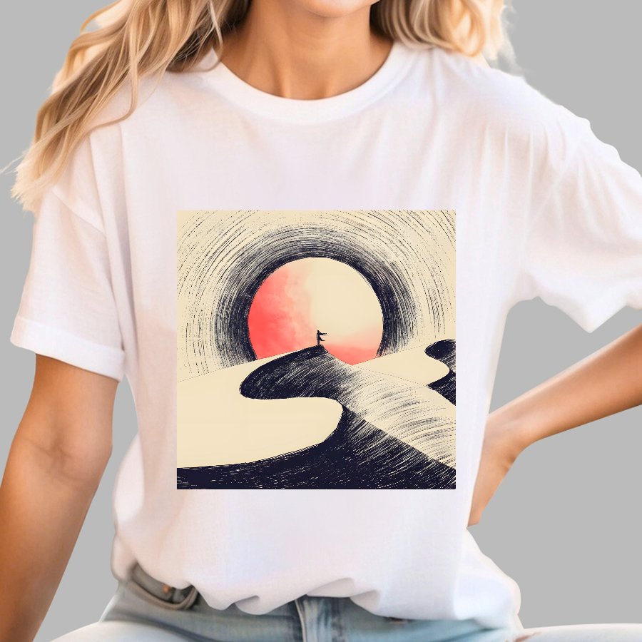 Cosmic Lonely Shadow Geek T-Shirt
