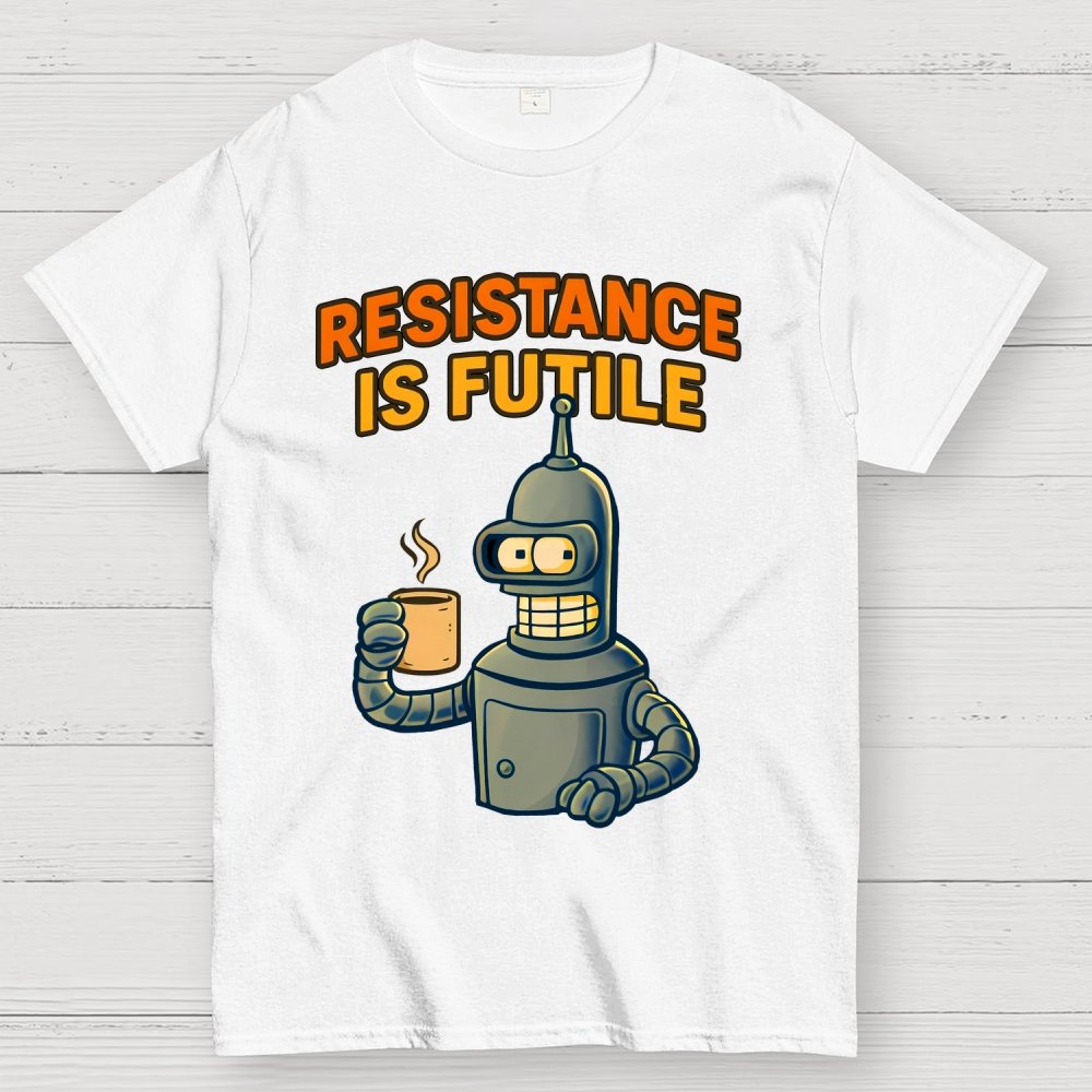 Rebellion Coffee Is Futile Geek T-Shirt