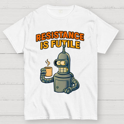 Rebellion Coffee Is Futile Geek T-Shirt