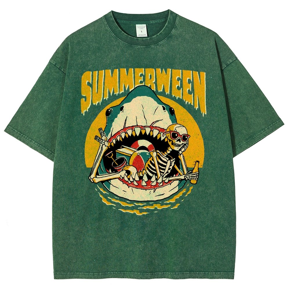 Summerween Vintage Distressed T-shirt