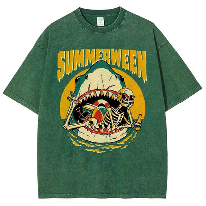 Summerween Vintage Distressed T-shirt