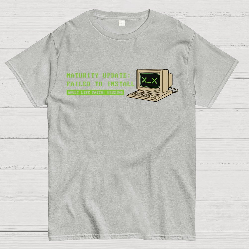 Adult Life Patch Missing Unisex Geek T-Shirt