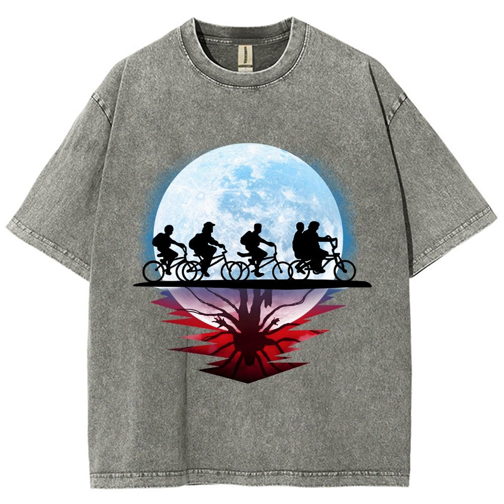 Strange Moon Vintage Distressed T-shirt