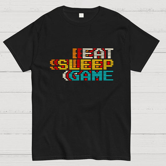 Eat Sleep Game Repeat Geek T-Shirt