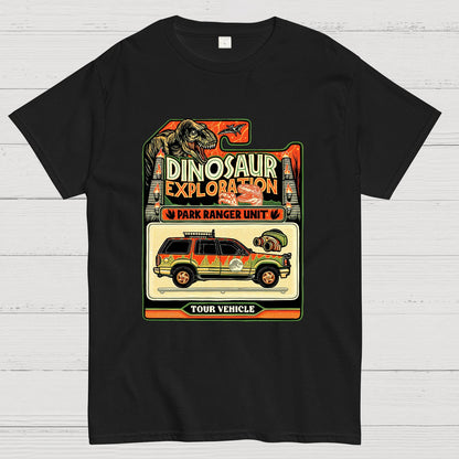 Dinosaur Exploration Vehicle Geeky T-Shirt