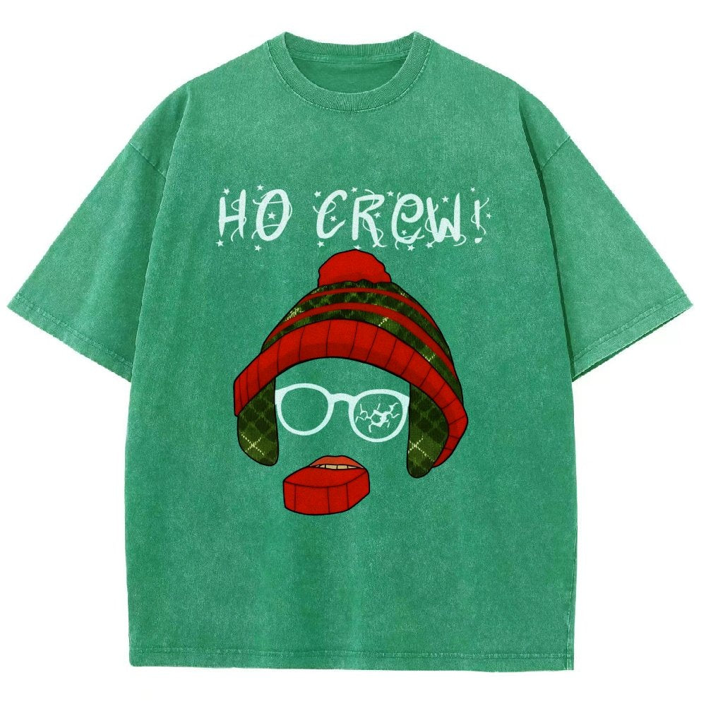 Ho Crew Oh Fudge Holiday Vintage Distressed T-shirt