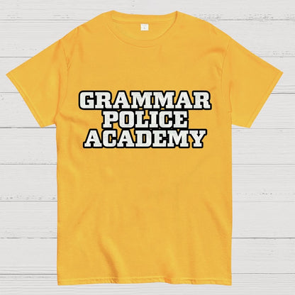 Grammar Police Academy Unisex Geek T-Shirt