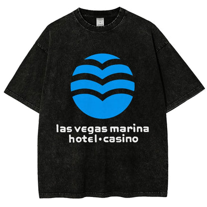 Marina Hotel & Casino - Vintage Las Vegas Vintage Distressed T-shirt