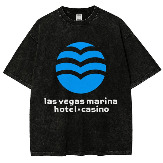 Marina Hotel & Casino - Vintage Las Vegas Vintage Distressed T-shirt