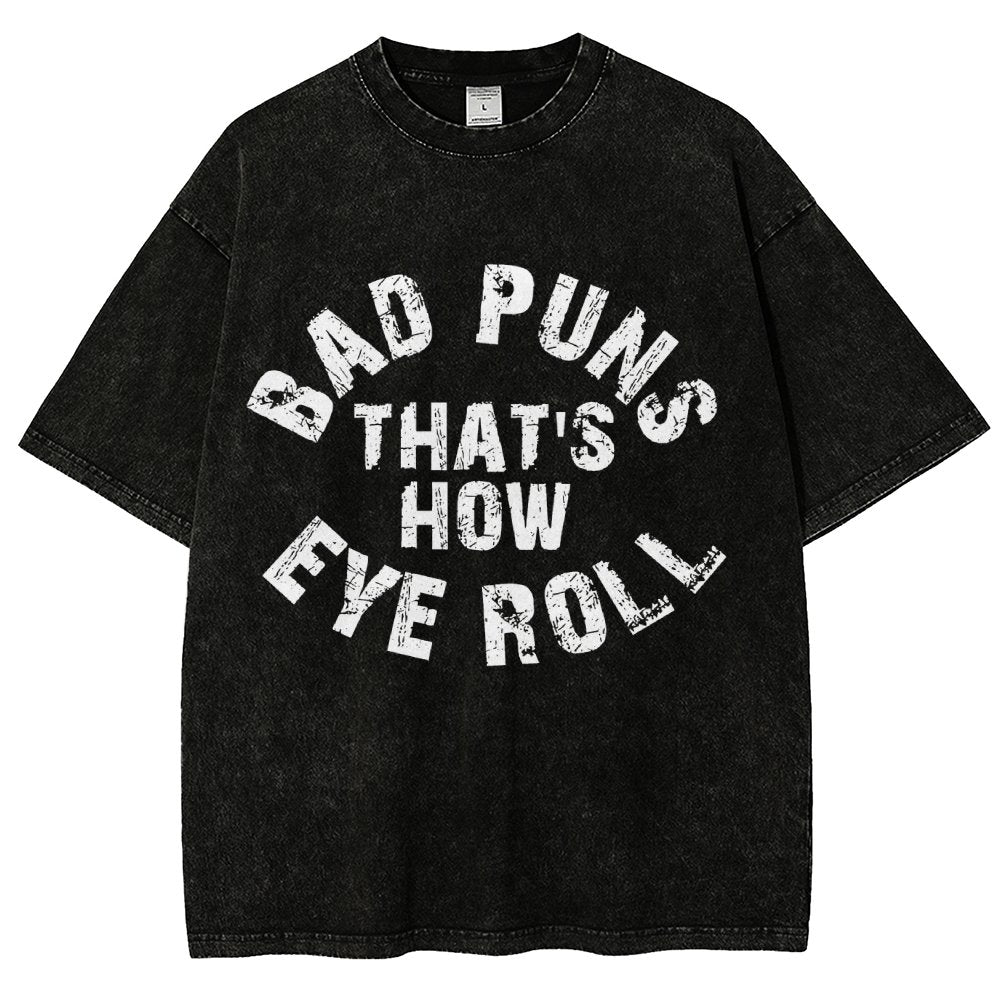 Eye Roll Vintage Distressed T-shirt