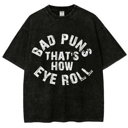 Eye Roll Vintage Distressed T-shirt