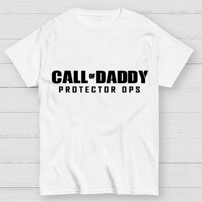Gamer Dad Call of Daddy Geek T-Shirt