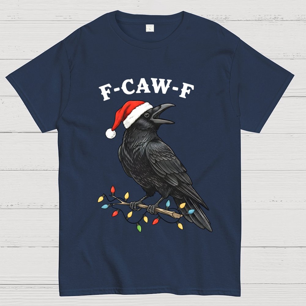 Christmas Funny Crow Geek T-Shirt