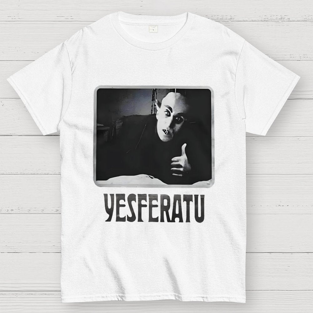 Yesferatu Funny Horror Retro Unisex Geek T-Shirt