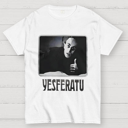 Yesferatu Funny Horror Retro Unisex Geek T-Shirt