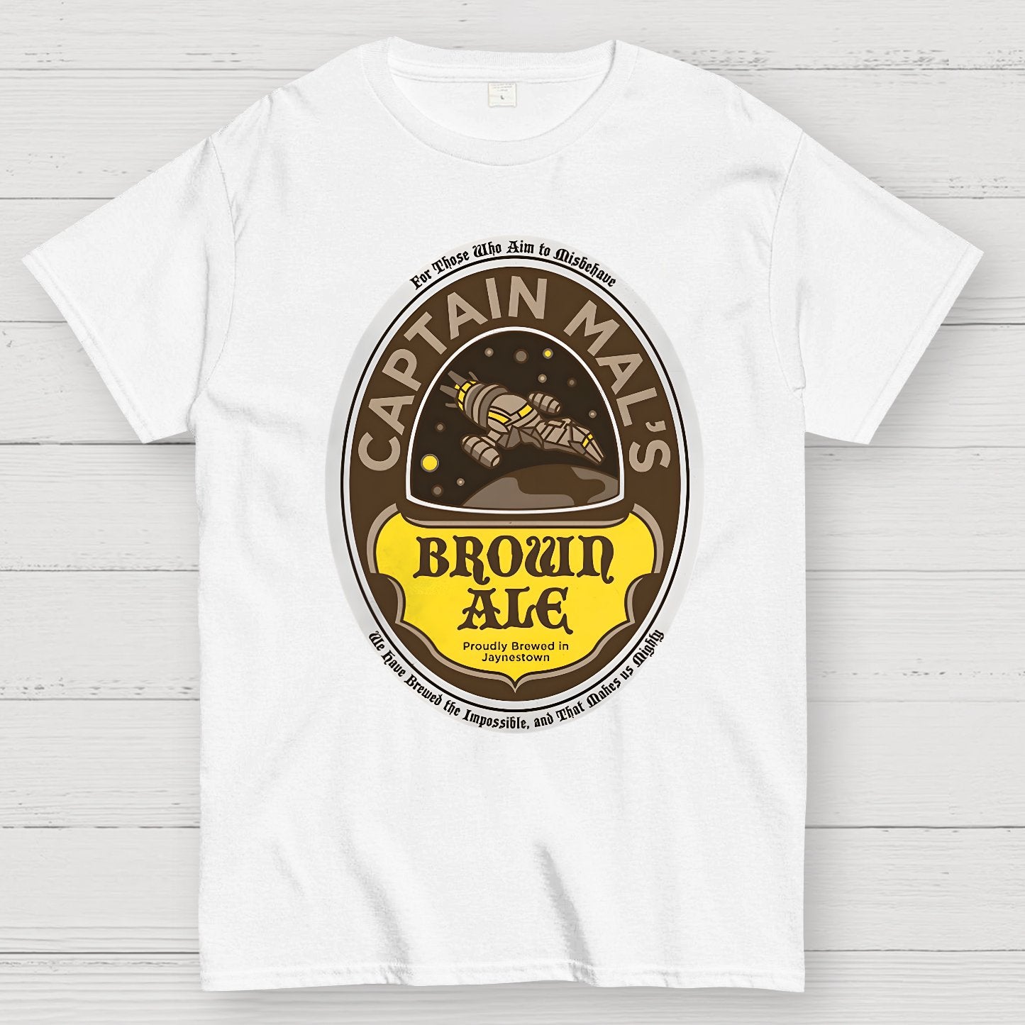 Captain's Brown Ale Geek T-Shirt