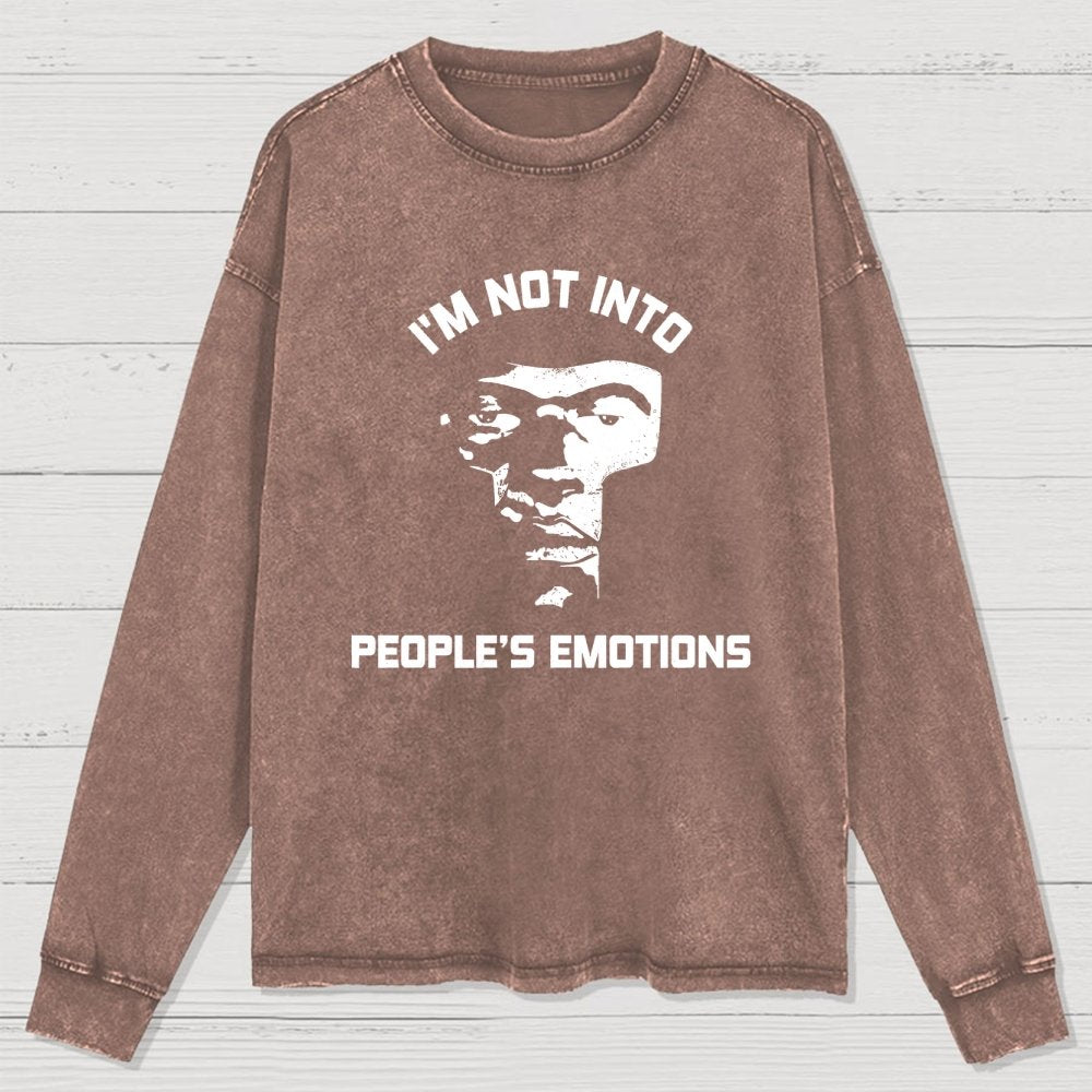 People's Emotions Washed Long Sleeve Tee