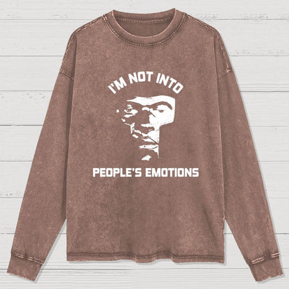 People's Emotions Washed Long Sleeve Tee