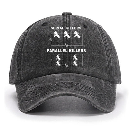Serial Killers VS Parallel Killers Circuit Diagram Geek Science Cotton Hat