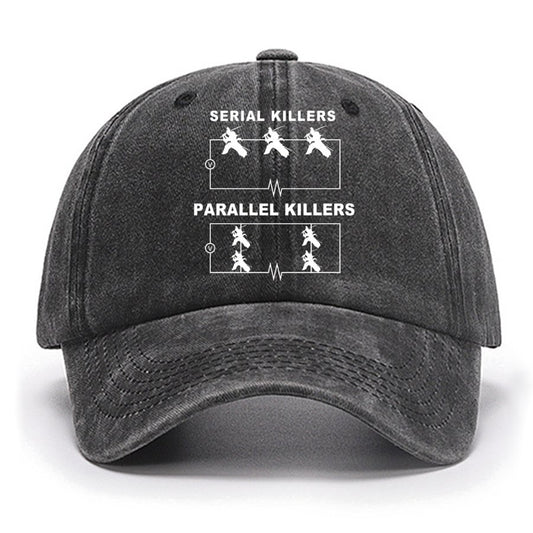 Serial Killers VS Parallel Killers Circuit Diagram Geek Science Cotton Hat