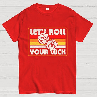RPG Vintage Roll For Luck Geek T-Shirt