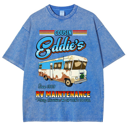 Holiday RV maintenance Christmas Humor Vintage Distressed T-shirt