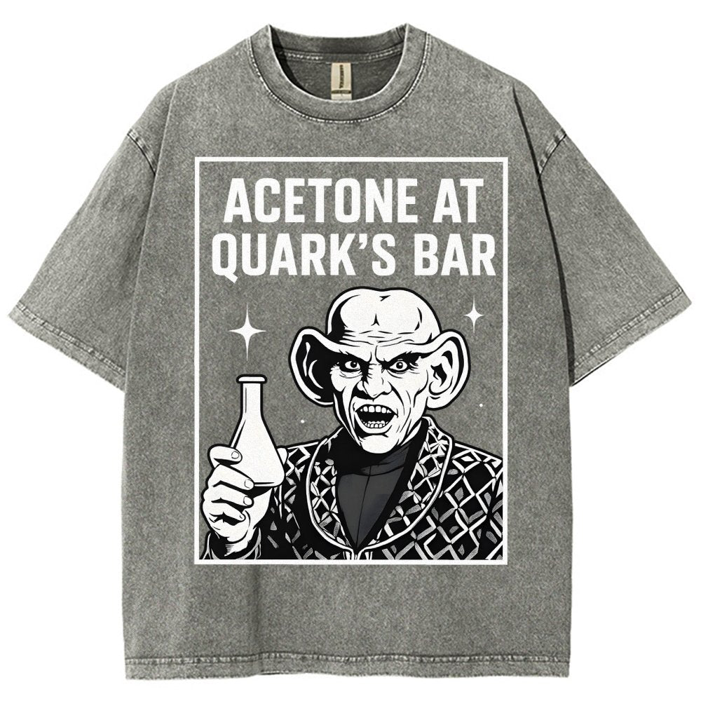 ACETONE AT A SPACE BAR Vintage Distressed T-shirt