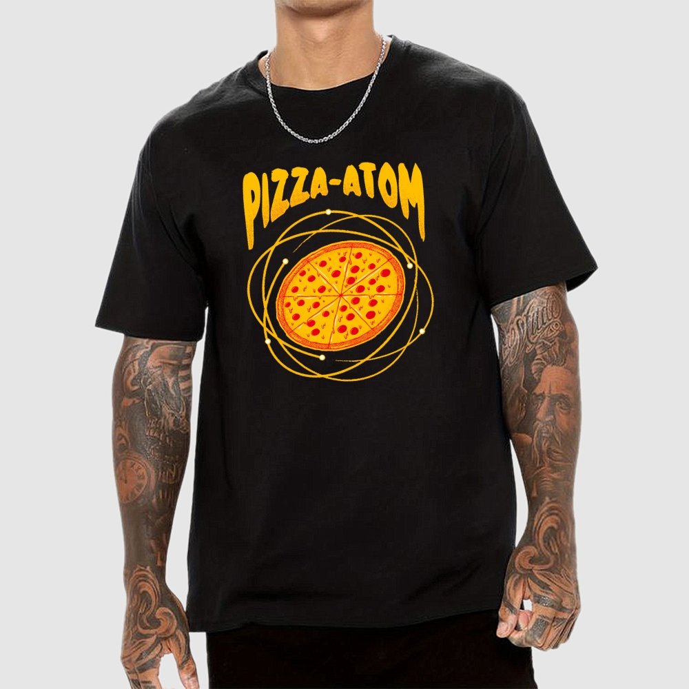Pizza Atom Science Geek T-Shirt