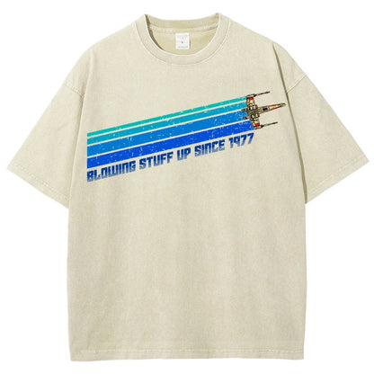 Blowing Stuff Up Since 1977 Vintage Distressed T-shirt
