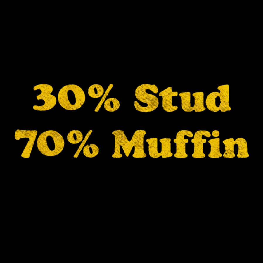 30% Stud 70%Muffin Funny T-Shirt