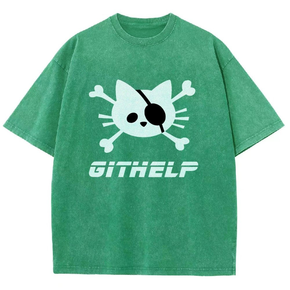 GitHelp Vintage Distressed T-shirt