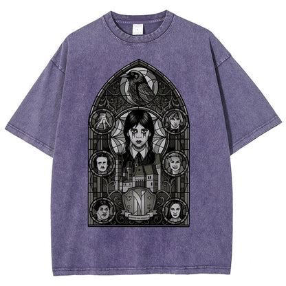 Stained Glass of Outcasts Vintage Distressed T-shirt