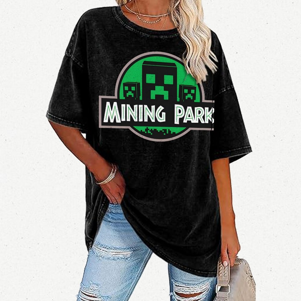Mining Park Vintage Distressed T-shirt