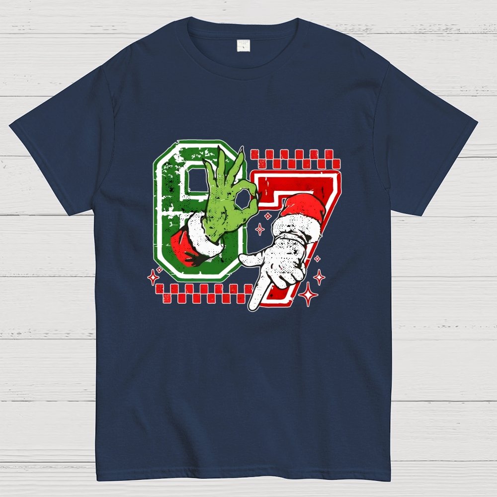 Six Seven 6 7 Christmas Geek T-Shirt