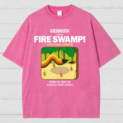 Retro Blazing Marsh Vintage Distressed T-shirt